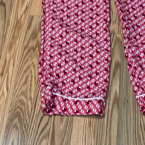Victoria’s Secret Deer Holiday Pajama Plants , PJ lounge, Red white, XS - Picture 3 of 9